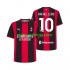 Camisola AC Milan Rafael Leao 10 Homem Equipamento Primeiro 2026-2027 Manga Curta